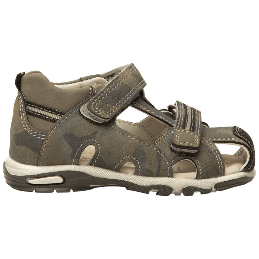 Sandalias con velcro estampado camuflaje para bebé niño 