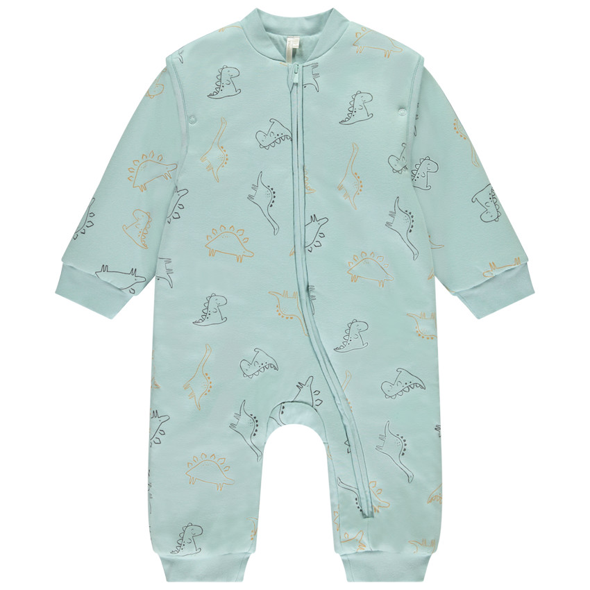 Pelele estampado con mangas desmontables para bebé niño 