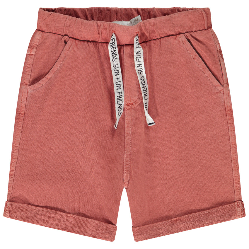Bermudas de felpa lisa para bebé niño 