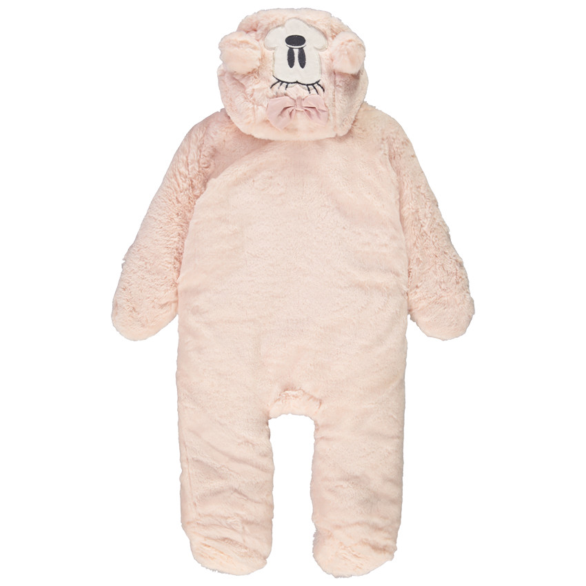 Pelele piloto de sherpa Minnie Disney para bebé niña con acabados diferentes según la edad 