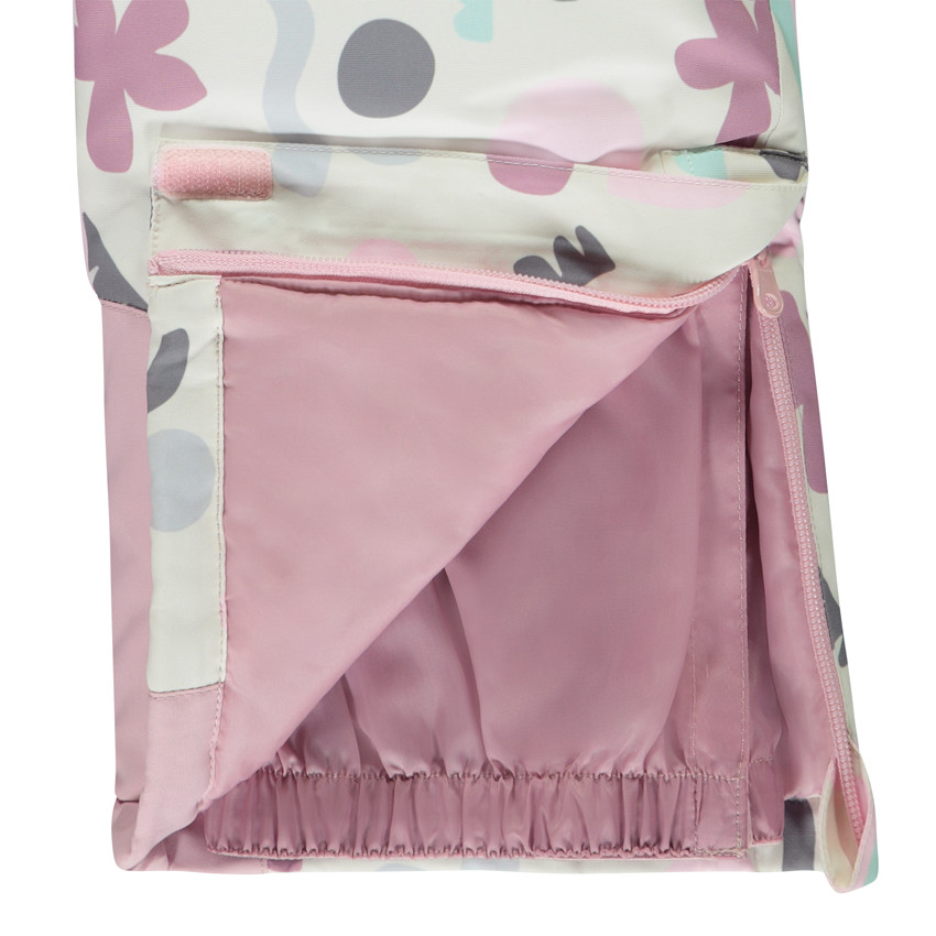 Mono de esquí con estampado artístico para niña 