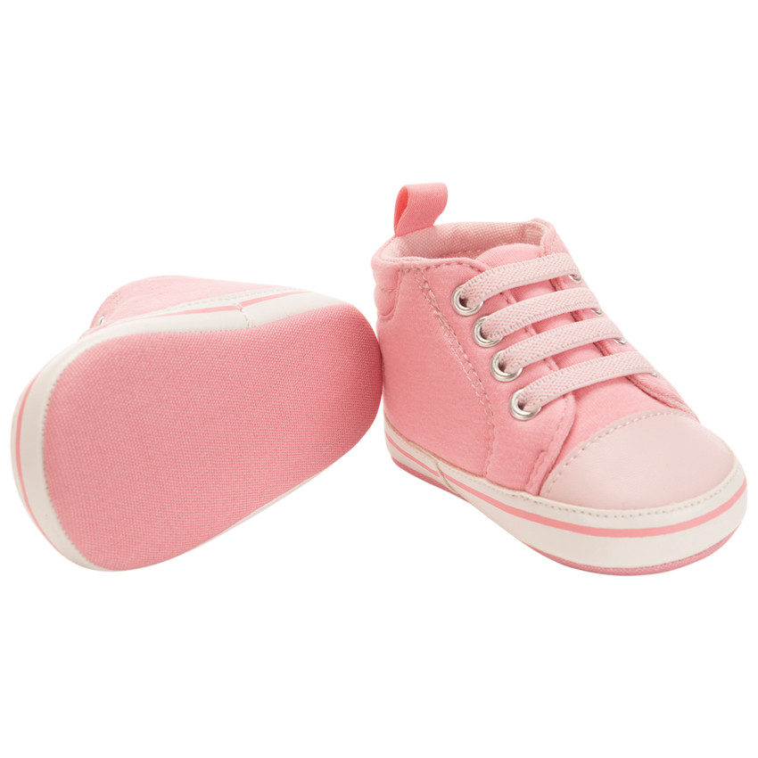 Zapatillas altas suaves estampado Lovely para bebé niña 