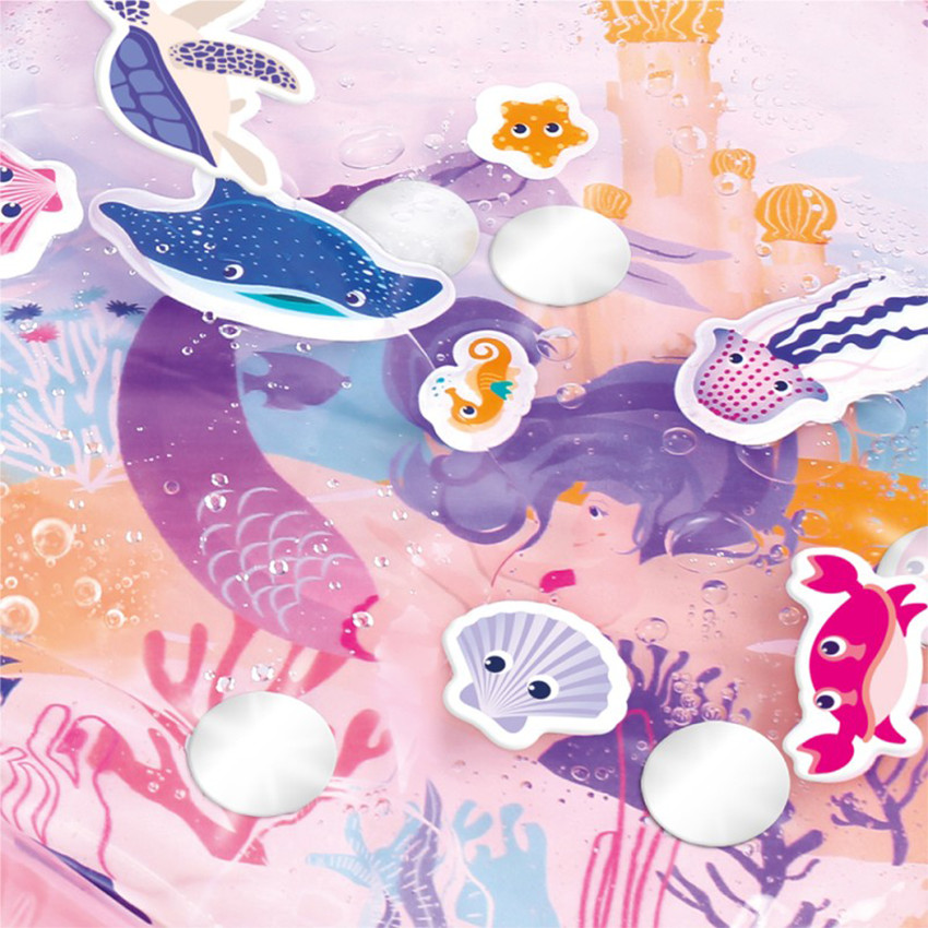 Alfombra de agua sensorial hinchable XXL Sirena 10+M 