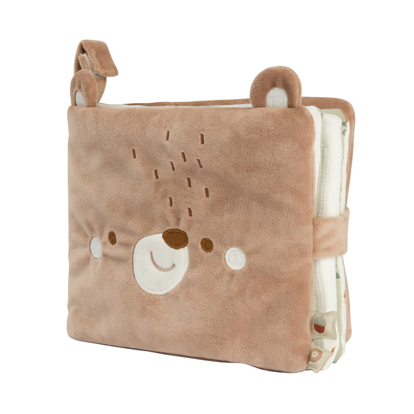 Álbum de fotos de nacimiento de tela colección Rey de los Bosques 