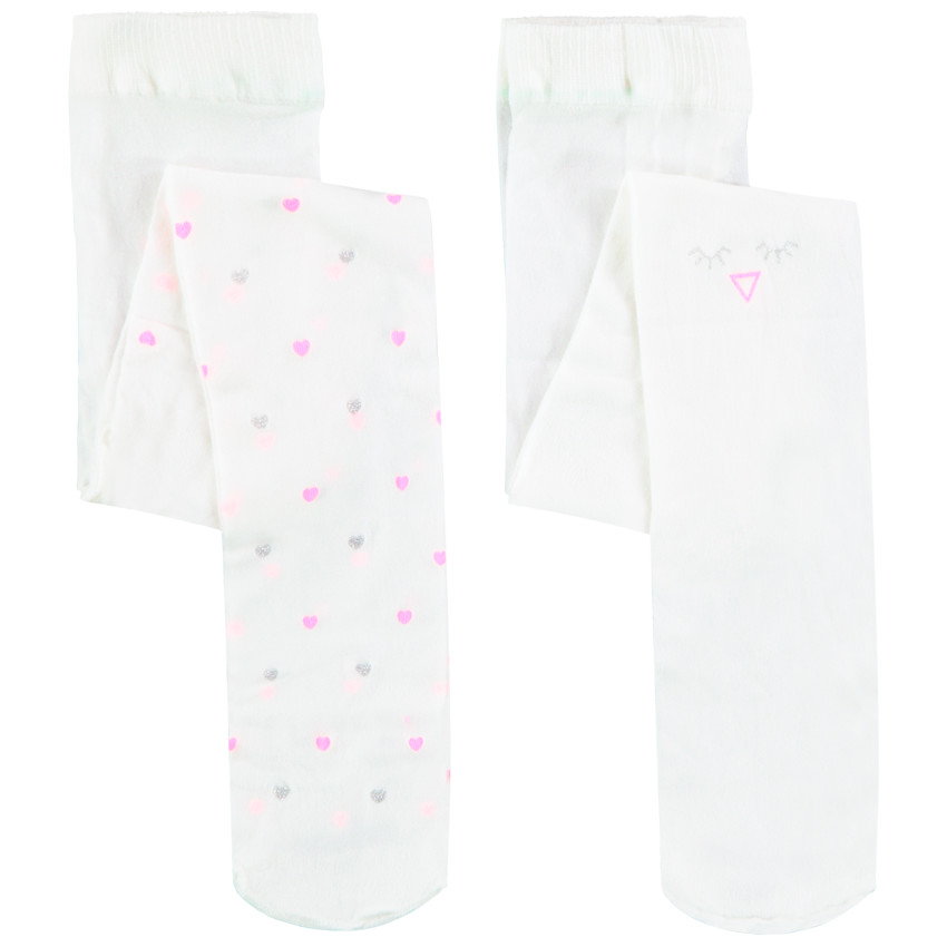 Pack de 2 leotardos finos con estampado para niña  Additional Pack de 2 leotardos finos con estampado para niña