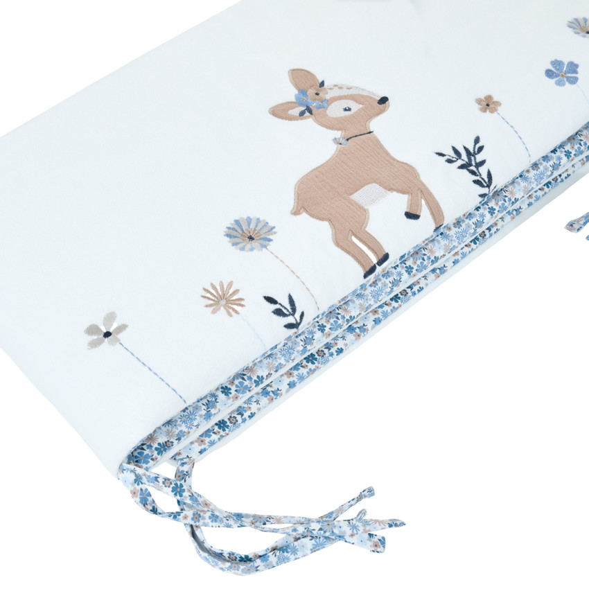 Protector de cuna Tiny Flowers 