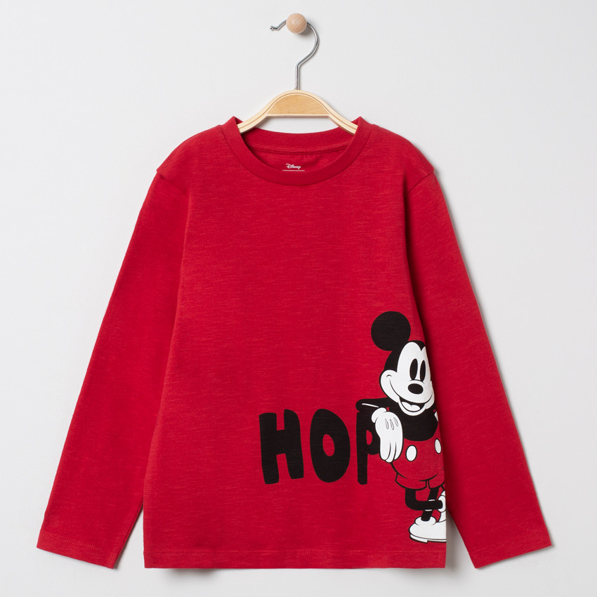 T-shirt manches longues print Mickey Disney 