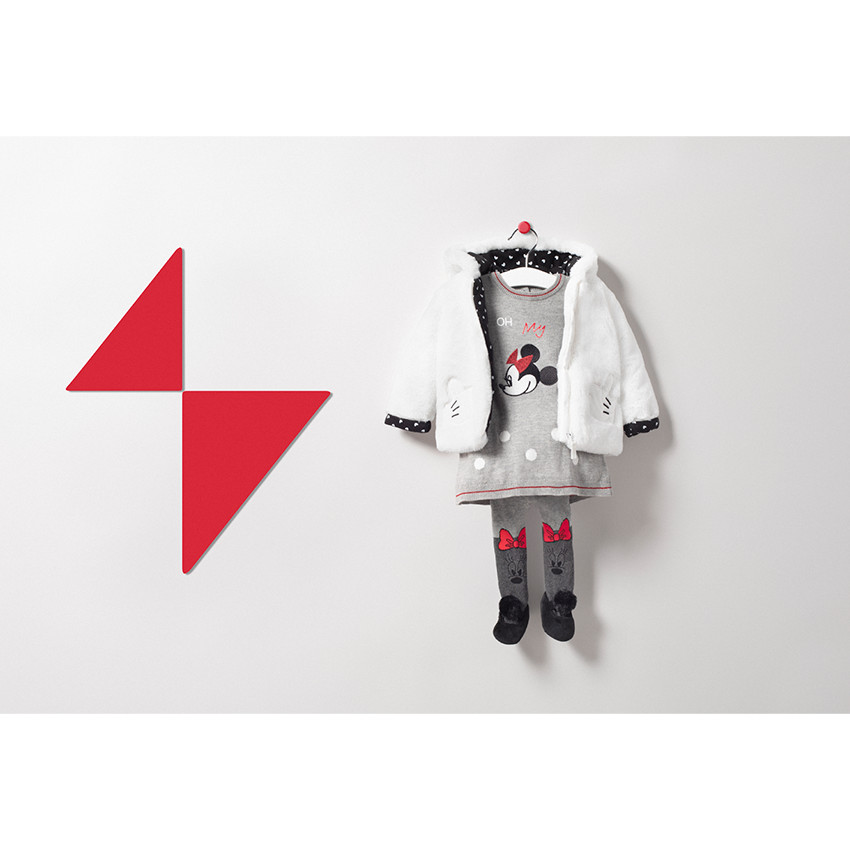 Vestido de manga larga de punto con bordados de Minnie Disney  Additional Vestido de manga larga de punto con bordados de Minnie Disney