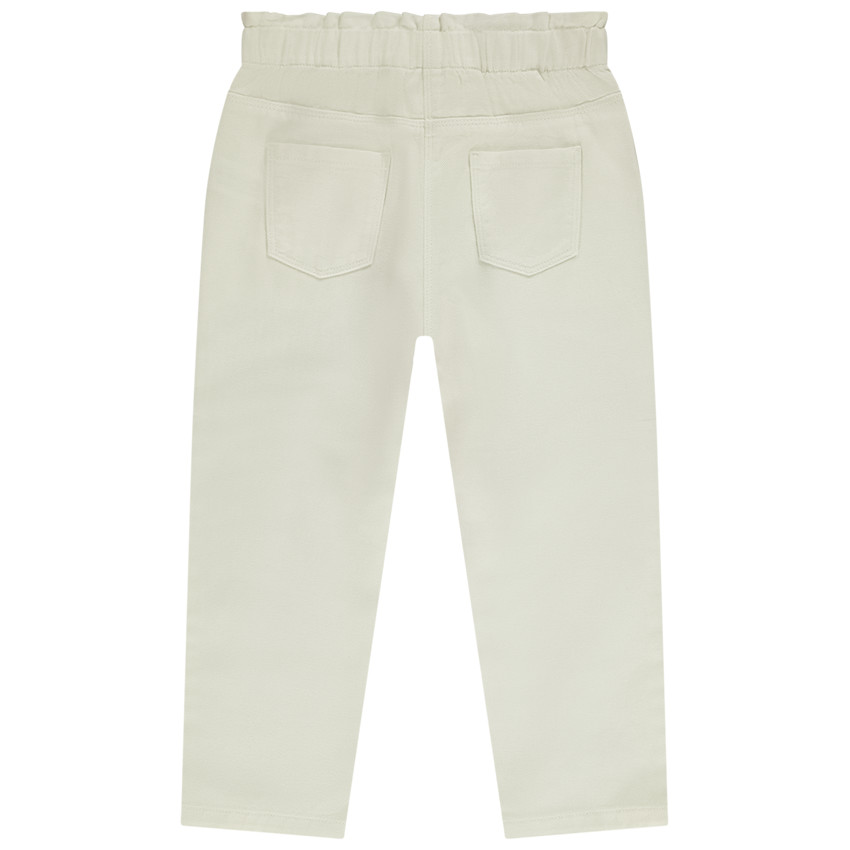 Jean mom fit con bordados para niña 