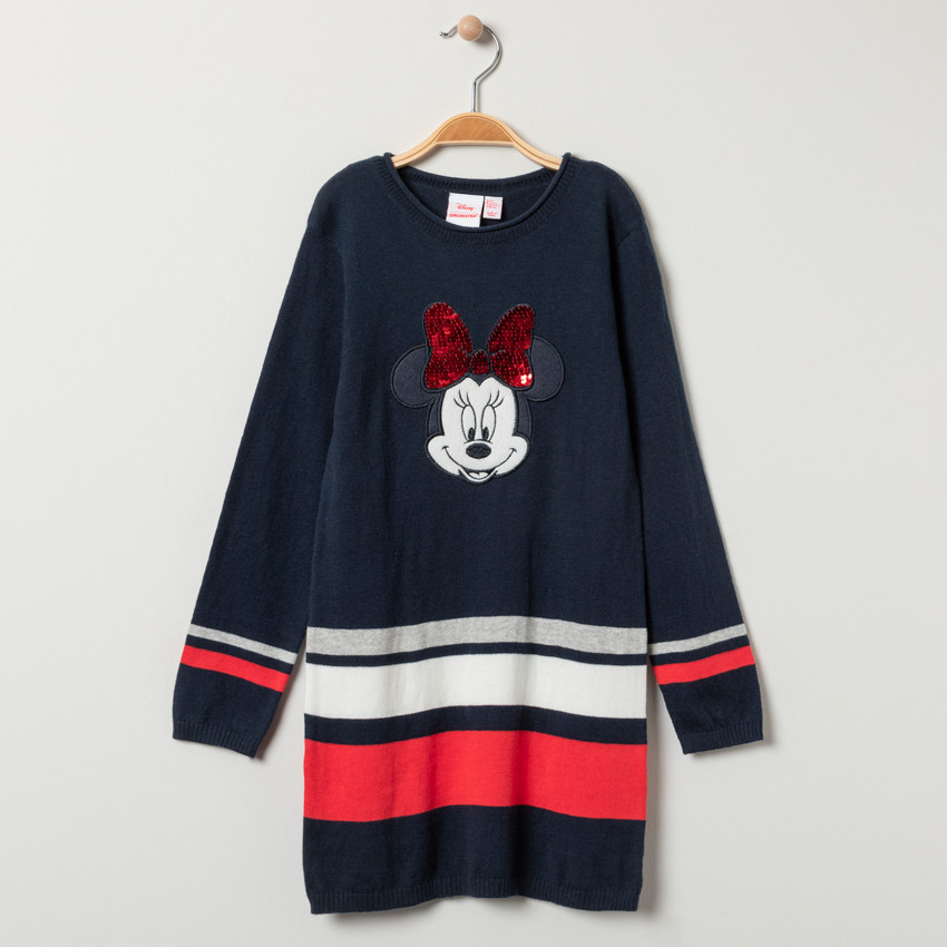 Vestido de manga larga Minnie Disney con lentejuelas mágicas 