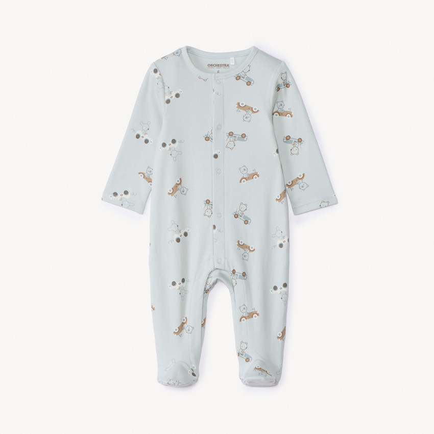 Pijama de cochecitos para bebé niño 