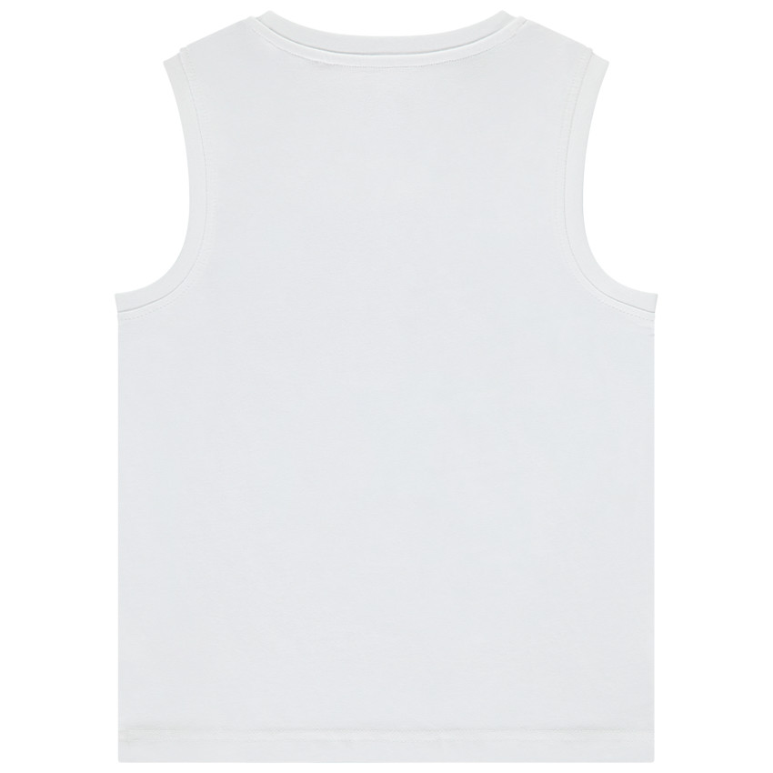 Camiseta sin mangas de punto estampada para niño 