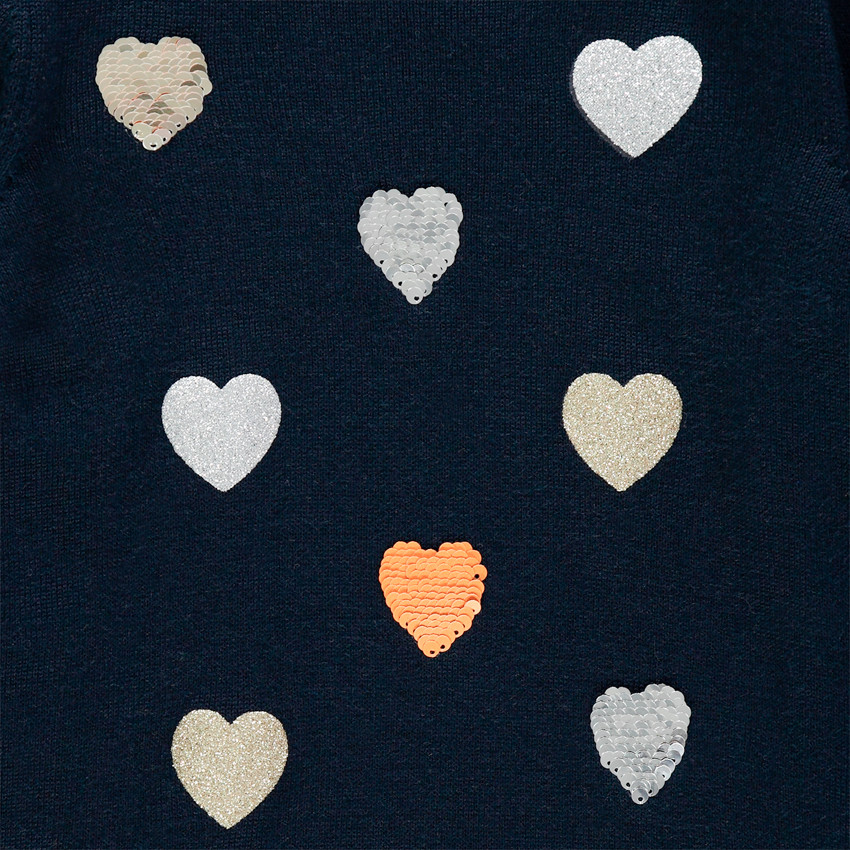 Jersey de punto con corazones  Additional Jersey de punto con corazones