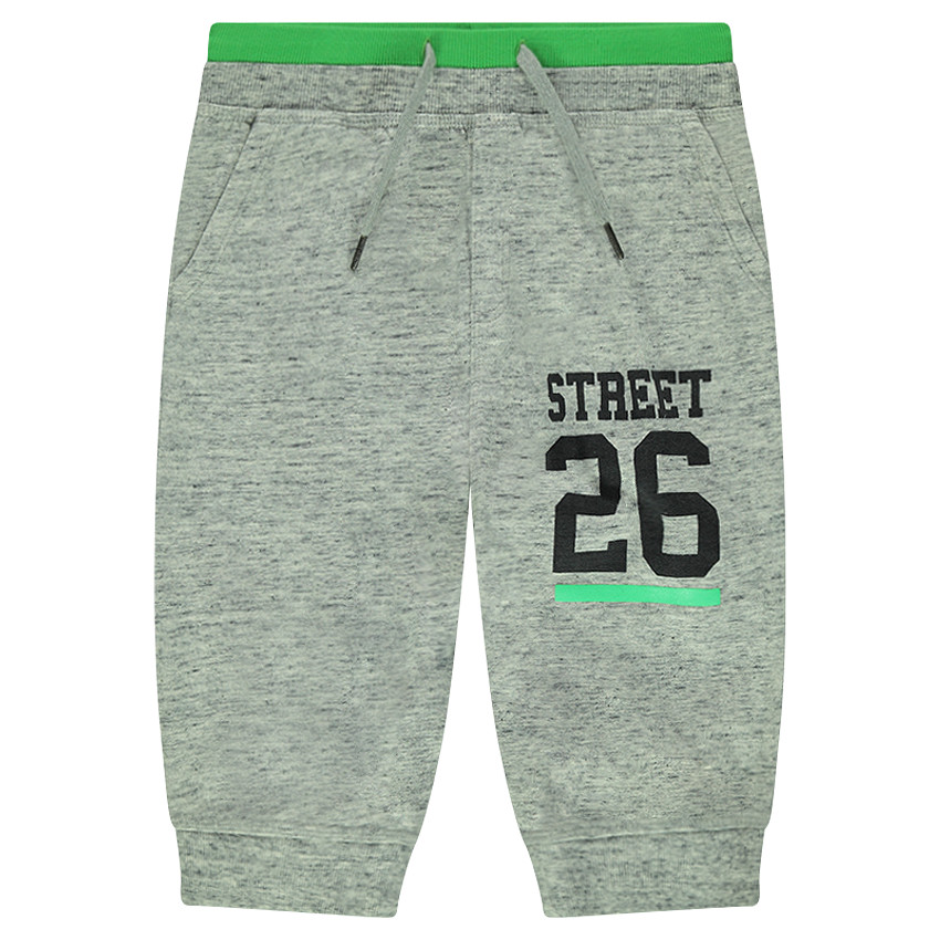 Bermudas de muletón con tiro bajo y estampados de fantasía 