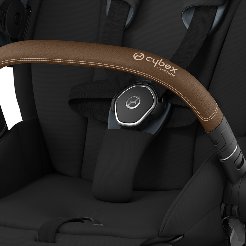 Chasis carrito Priam Chrome con detalles marrones 