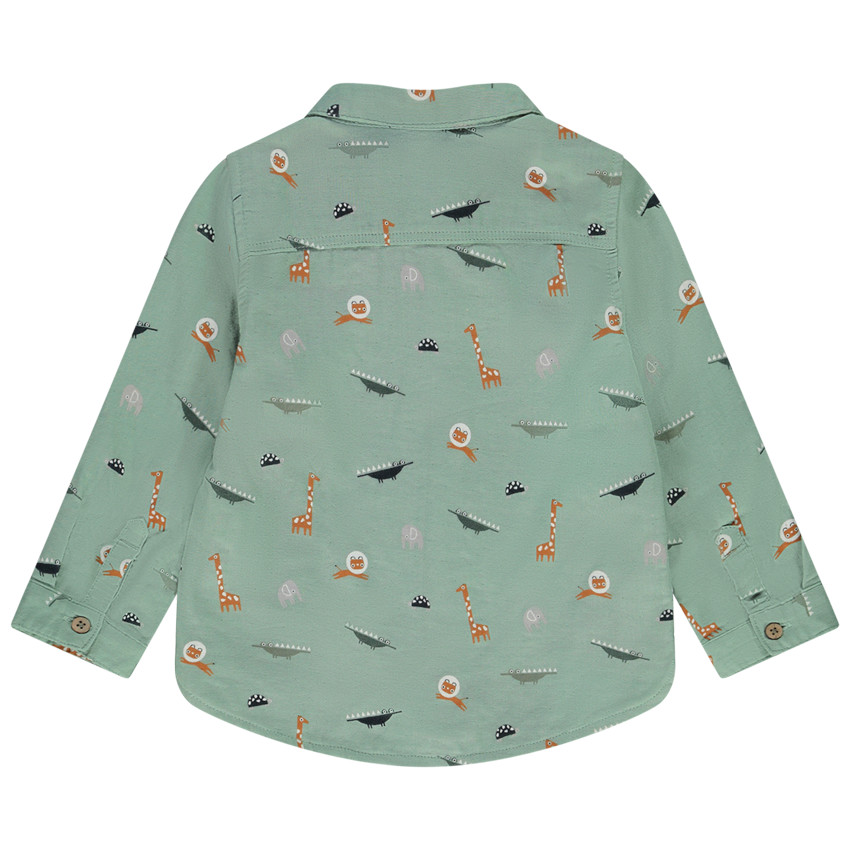 Camisa manga larga print animalitos -"Croco & Friends" 