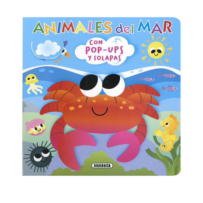 Cuento Animales del mar colección Despliega y descubre +3 años 