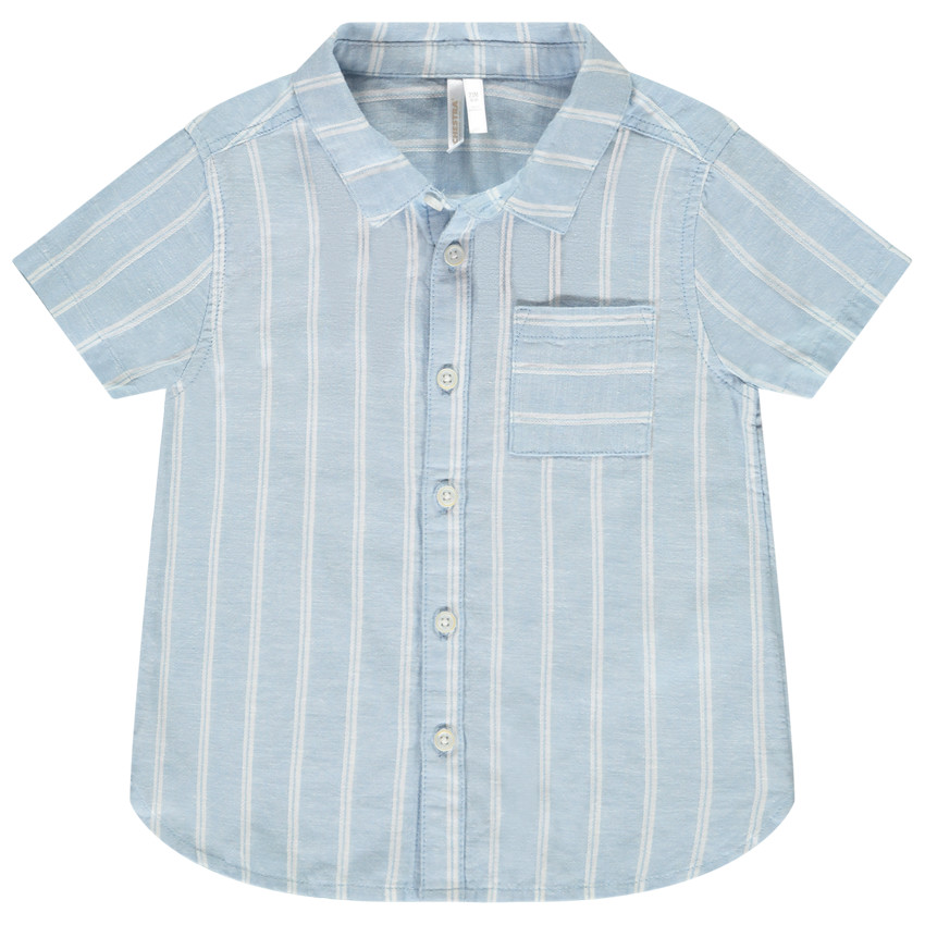 Camiseta de manga corta rayada para bebé niño 