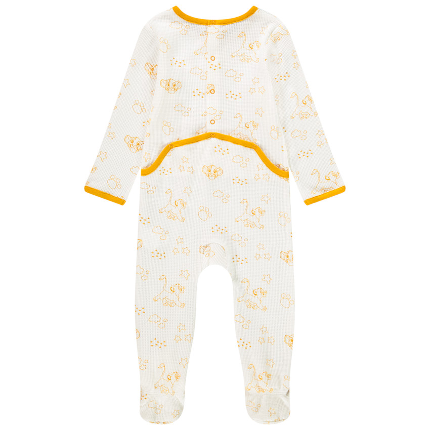 Pelele de punto de abeja El Rey León para bebé niño 