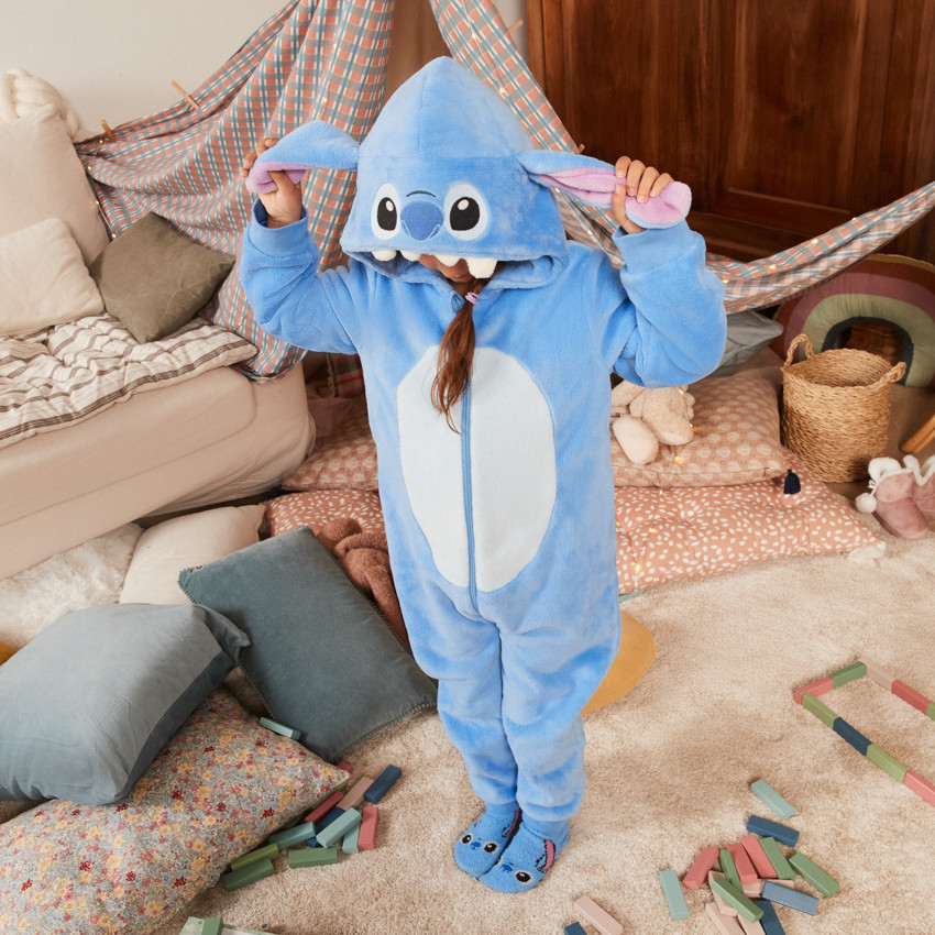 Pelele divertido Stitch Disney de sherpa para bebé niño 