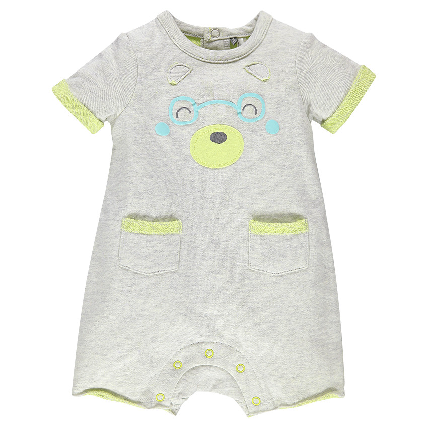 Combinación de felpa con osito con bordado 