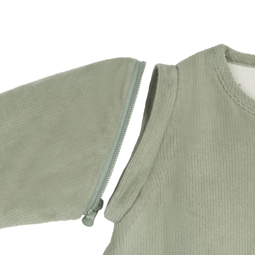 Gigoteuse à manches amovibles en velours côtelé TOG 3.5 écureuil vert 