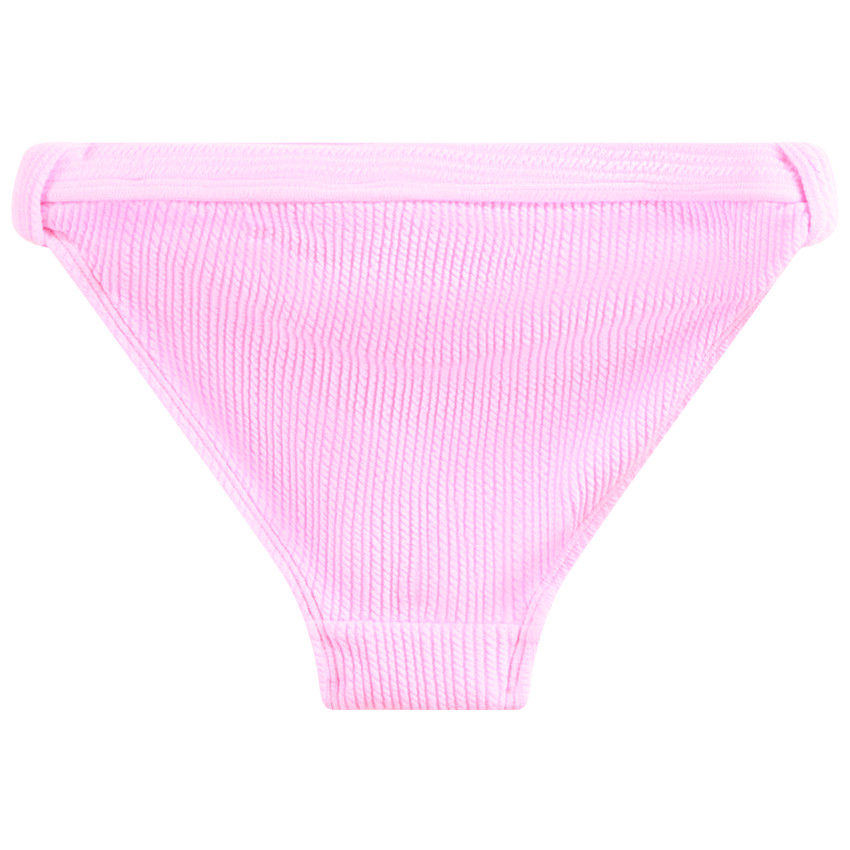 Bañador de 2 piezas con efecto canalé y tirantes cruzados para niña 