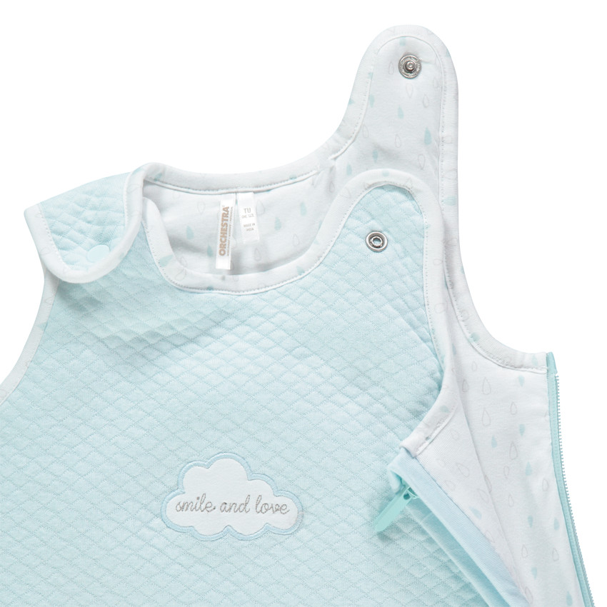 Saco de dormir sin mangas TOG 0.5 con estampado de nubes para bebé niño  Additional Saco de dormir sin mangas TOG 0.5 con estampado de nubes para bebé niño