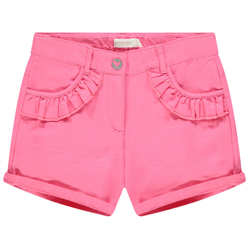 Short con detalle de volantes 