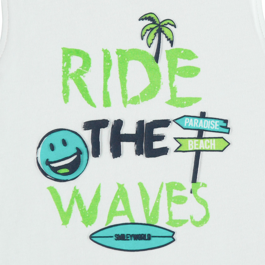 Conjunto camiseta sin mangas y bermudas SmileyWorld  Additional Conjunto camiseta sin mangas y bermudas SmileyWorld