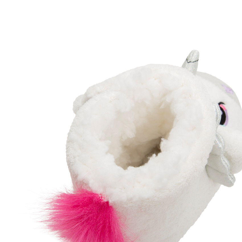 Patucos de unicornio en forma de botas para niña bebé 