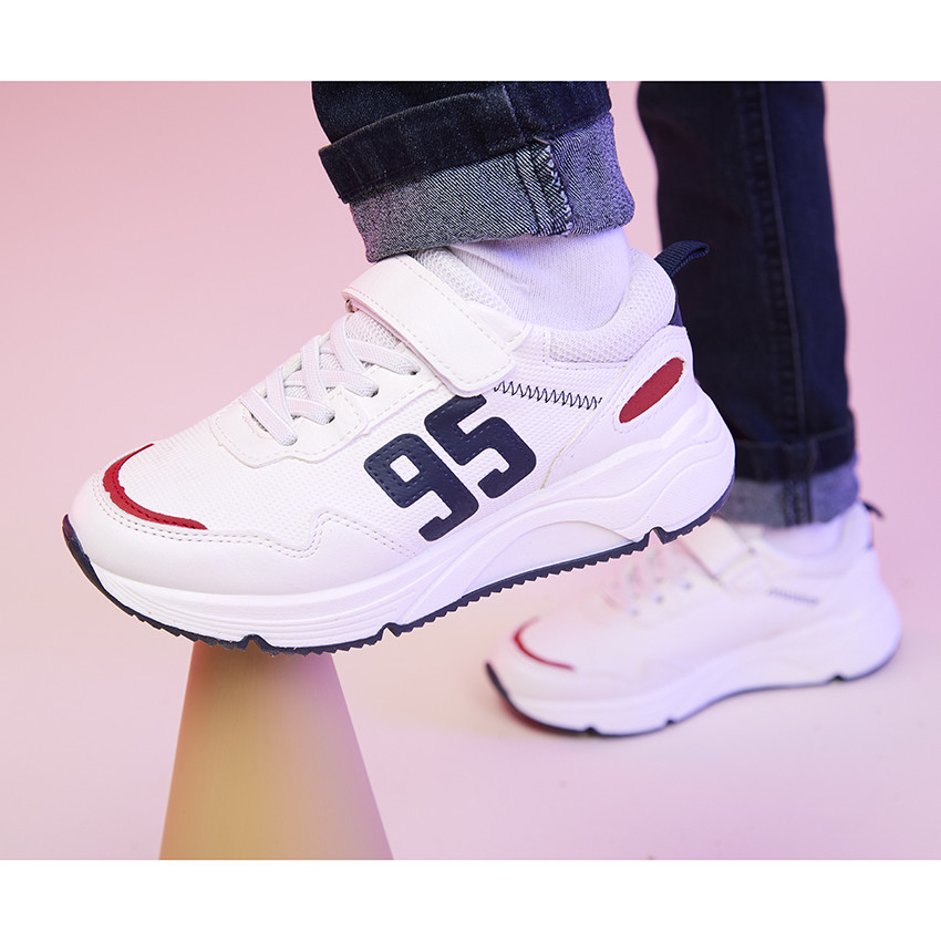 Zapatillas con números y suela gruesa para niño 