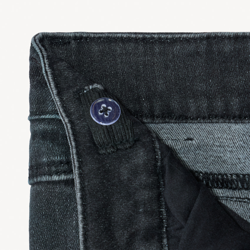 Vaqueros con micropolar pegado y bordado Minnie Disney para niña 