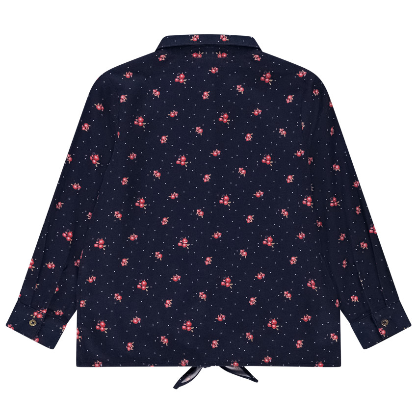 Camisa manga larga flores 