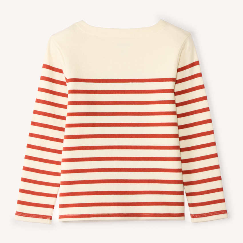 Camisa de rayas para niño de manga larga 
