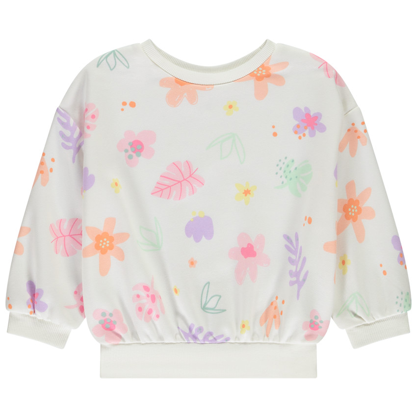 Sudadera de felpa con diseño para niña 