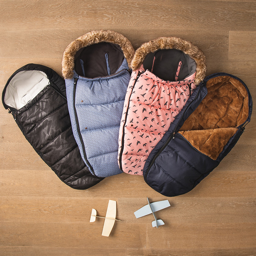 Saco cubrepies polar Birds Rosa 