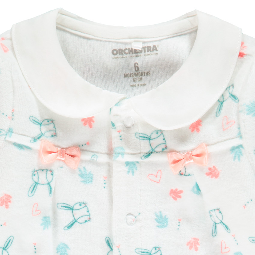 Pelele terciopelo cuello Peter Pan  Additional Pelele terciopelo cuello Peter Pan