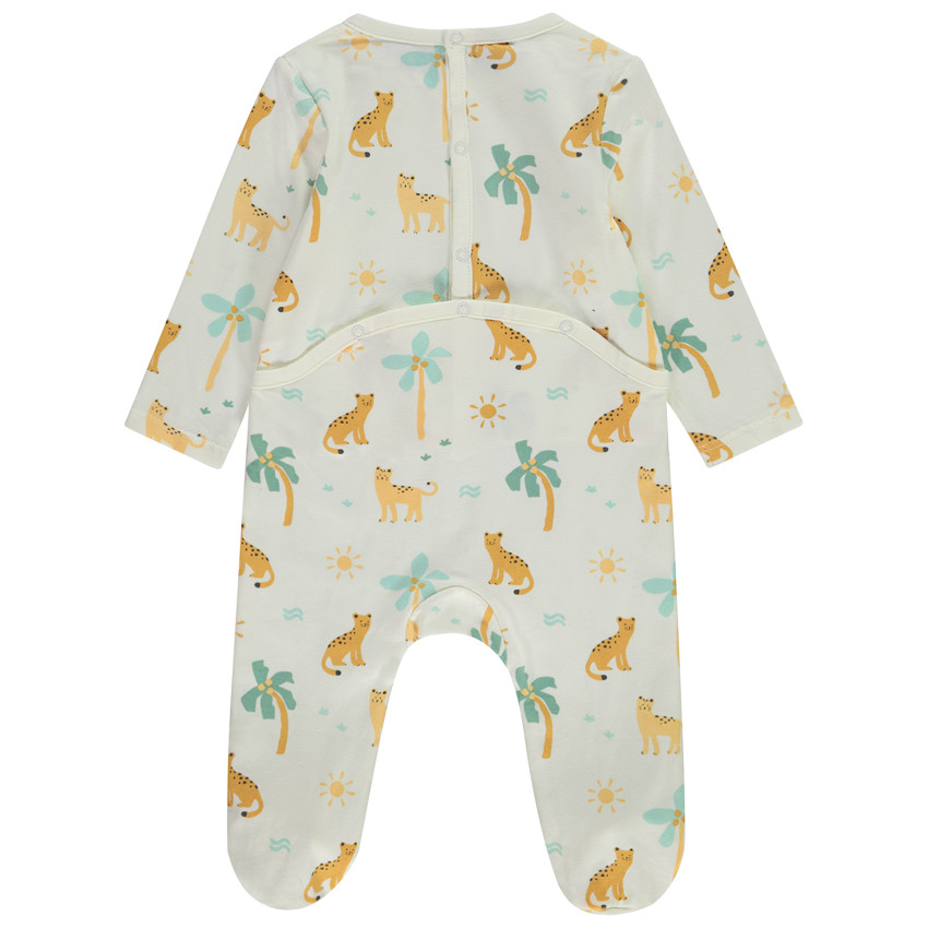 Lote de 4 peleles fantasía en jersey para bebé niño 