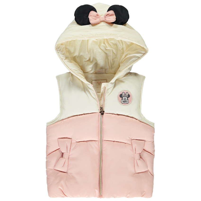 Chaleco sin mangas bicolor Minnie Disney para niña 