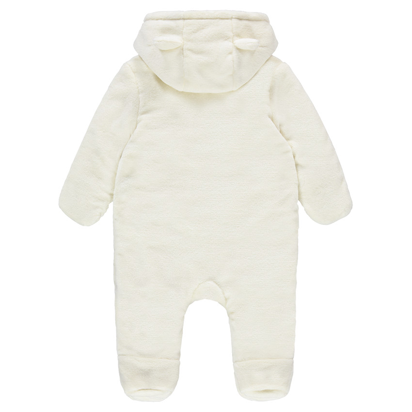 Buzo de borreguito con forro de punto y estampado all-over 