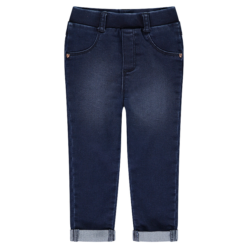 Jegging de efecto desgastado con remaches de fantasía  Additional Jegging de efecto desgastado con remaches de fantasía