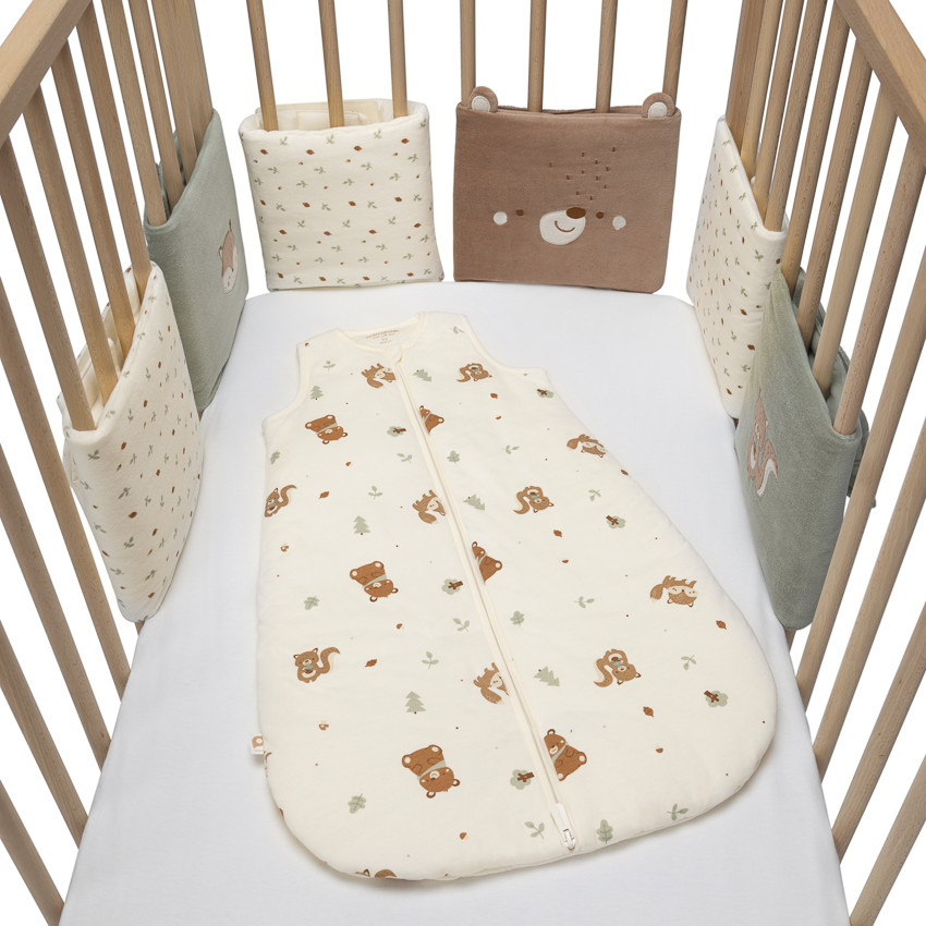 Lote de 6 protectores de barandilla con velcro Rey de los Bosques  Additional Lote de 6 protectores de barandilla con velcro Rey de los Bosques