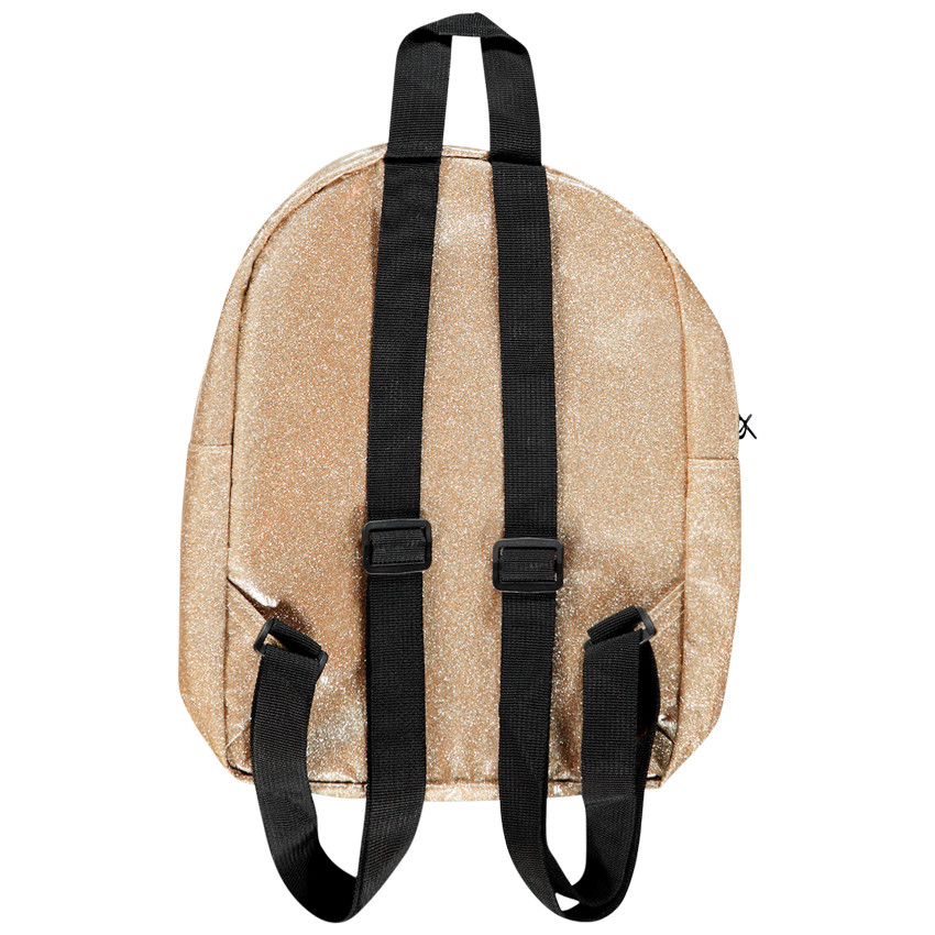 Mochila efecto purpurina print gato 