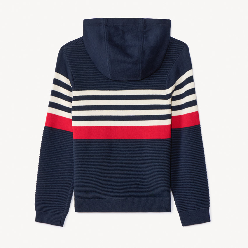 Chaleco de punto fantasía efecto color block para niño 