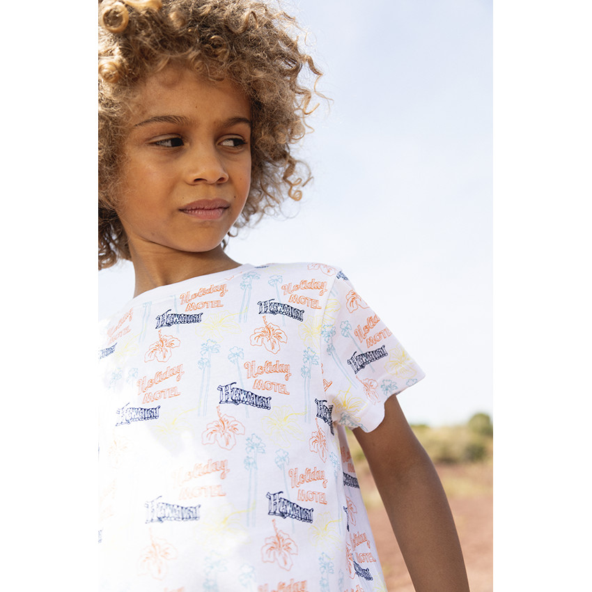 Lote de 2 camisetas de manga corta para niño 