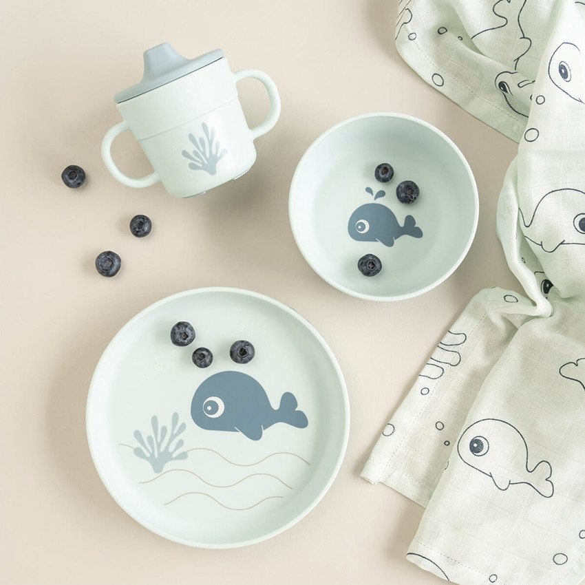 Pack de 3 piezas de comida Foodie Wally azul 