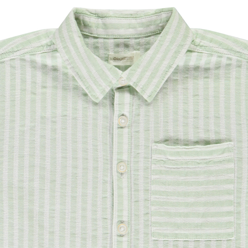 Camiseta de manga corta rayada para niño 