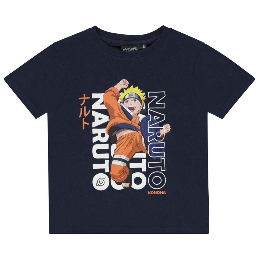 Camiseta de manga corta con estampado fotográfico de Naruto para niño 