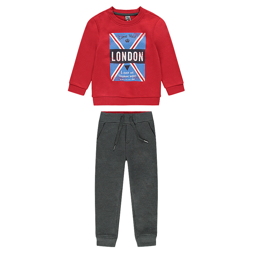 Chándal con bandera estampada 